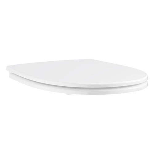 Накладка для туалета с мягким закрыванием - 112946SH00 - GROHE - из термоотверждаемой пластмассы / из нержавеющей стали / белая