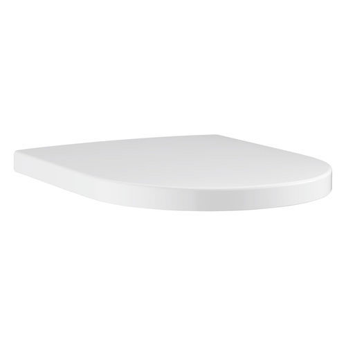 Накладка для туалета с мягким закрыванием - 102501SH00 - GROHE - из термоотверждаемой пластмассы / из нержавеющей стали / белая