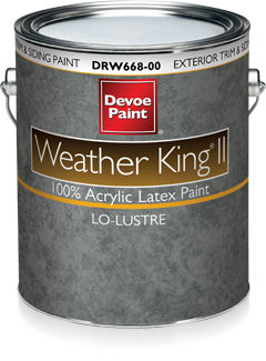 Декоративная краска - WEATHER KING® II - DEVOE PAINT - для наружного применения / для фасада / акриловая