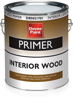 Грунтовка для дерева - INTERIOR LATEX WOOD PRIMER - DEVOE PAINT - латекс / внутренняя