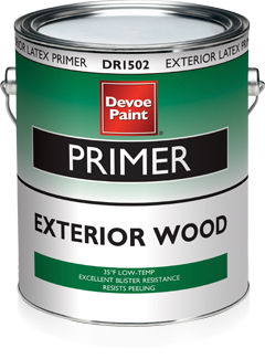 Грунтовка для дерева - EXTERIOR LATEX PRIMER - DEVOE PAINT - акриловая / для наружного использования