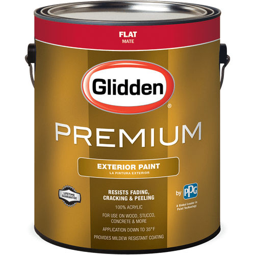 Защитная краска - GLIDDEN® PREMIUM - FLAT - GLIDDEN - для наружного применения / для фасада / для облицовки
