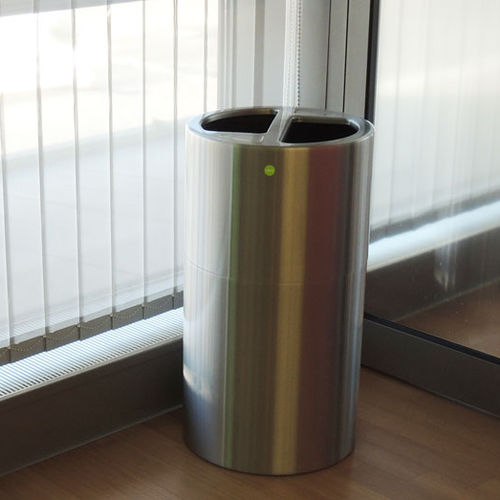 Общественный мусорный контейнер - COLLECT DUAL - Cibins e.U. - с сортировкой / из алюминия / современный