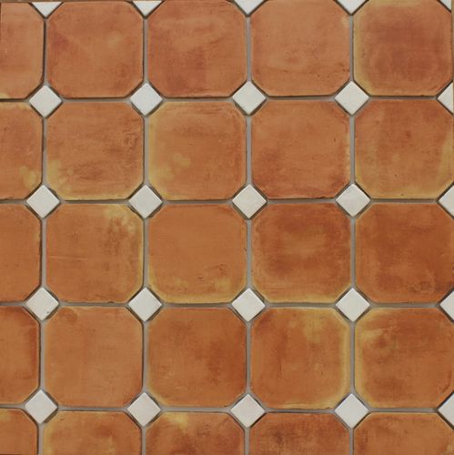 Плитка из терракоты - OCTOGONAL - Ceramicas Antonio Aleman - матовая / для интерьера / напольная