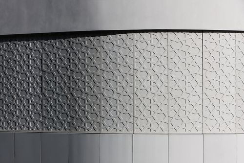 Облицовочная пластина из бетона - RUDAS PERFORATED PANEL - IVANKA - для интерьера / для наружного применения
