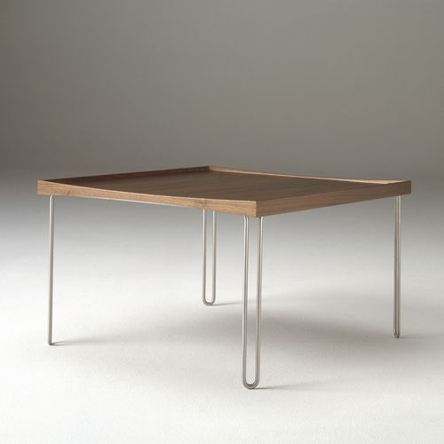 Журнальный столик скандинавский дизайн - TRAY  - House of Finn Juhl – Onecollection - из цельной древесины / из ламината / из матовой нержавеющей стали