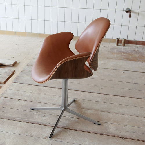 Cтул скандинавский дизайн - COUNCIL - House of Finn Juhl – Onecollection - для интерьера / из ткани / из дуба