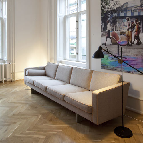 Современный диван - 88 - House of Finn Juhl – Onecollection - из ткани / из кожи / серый