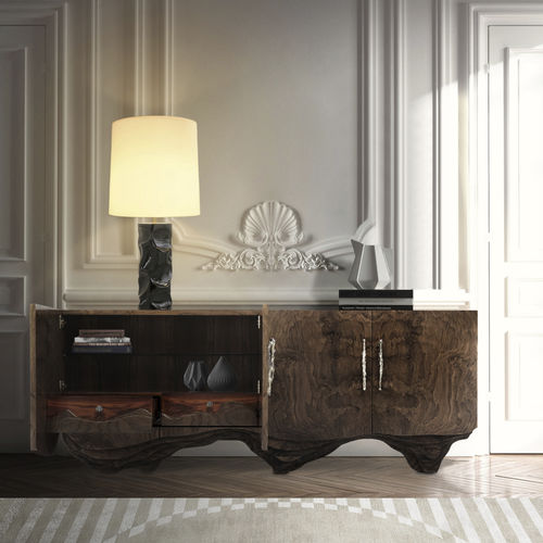 Современный буфет - HUANG - BRABBU DESIGN FORCES - из орехового дерева / из фанерованной древесины / на заказ