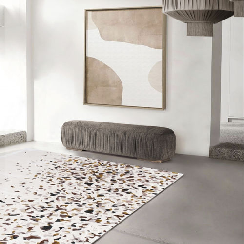Современный ковер - TERRAZZO - BRABBU DESIGN FORCES - с рисунком / из шелка / прямоугольный