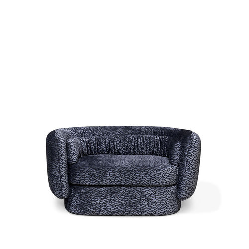 Компактный диван - DEB LOVESEAT - KOKET Love Happens - современный / из ткани / с подлокотниками