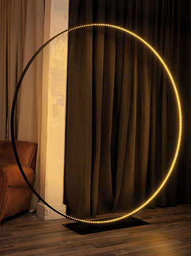 Напольная лампа - GIGA 180 - Le Deun Luminaires - из стали / современная / проводная