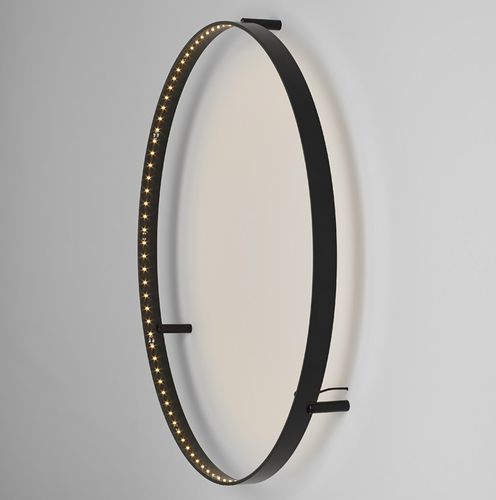 Современный настенный светильник - CURVE 60 - Le Deun Luminaires - для интерьера / из стали / круглый