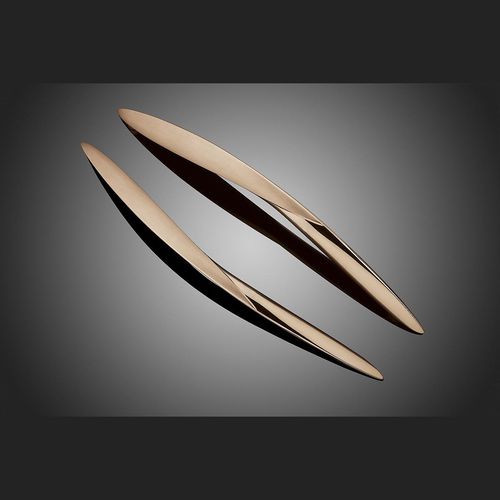 Стационарная дверная ручка для двери - MERIDIAN - FORMS+SURFACES - из бронзы / из нержавеющей стали / современная