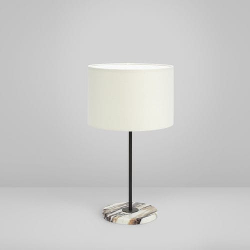 Настольная лампа - MAYFAIR - cto lighting - из льна / из мрамора / современная