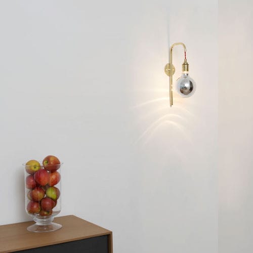 Современный настенный светильник - BIG BULB  - cto lighting - для интерьера / из полированной латуни / круглый