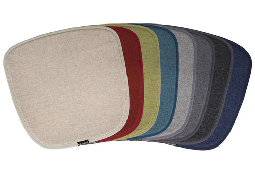 Подушка для стула - SEATPAD FLANELLE - Kubikoff - прямоугольная / многоцветная / из шерсти