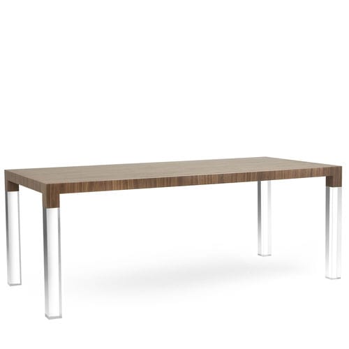 Современный стол - MIES - Kubikoff - из дерева / из плексигласа / прямоугольный