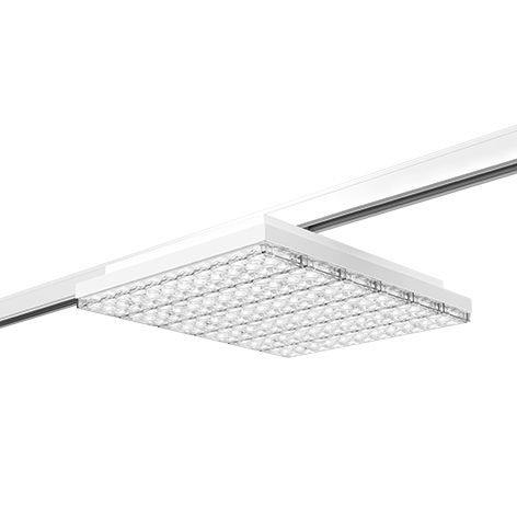 Светильник на рейке LED - 3F SIX UGR - 3F Filippi S.p.A. - квадратный / из окрашенной стали / из PMMA