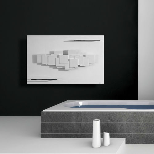 Полотенцесушитель на горячей воде - SCULPTURAL BAIN - CINIER - электрический / 751 w...1000 w / современный