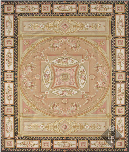 Традиционный ковер - CANTENAC STANDARD - Edition Bougainville - в цветочек / из ПЭТФ / из шерсти