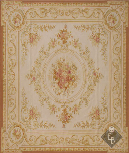 Ковер Людовик XV - LA NAPOULE STANDARD - Edition Bougainville - в цветочек / из шерсти / из шелка