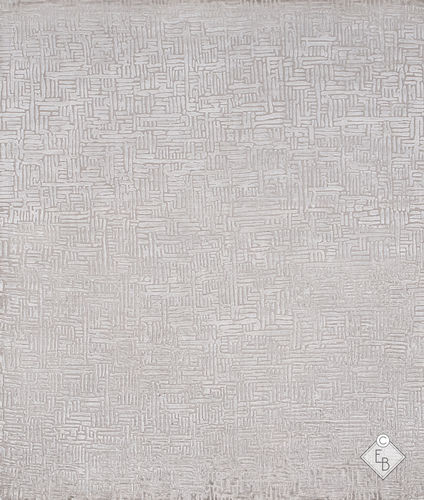 Современный ковер - WICKER SILVER - Edition Bougainville - с рисунком / из ПЭТФ / из шерсти