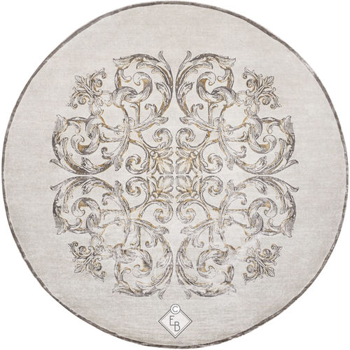 Традиционный ковер - DE VINCI EARTH - Edition Bougainville - в цветочек / из ПЭТФ / из шерсти