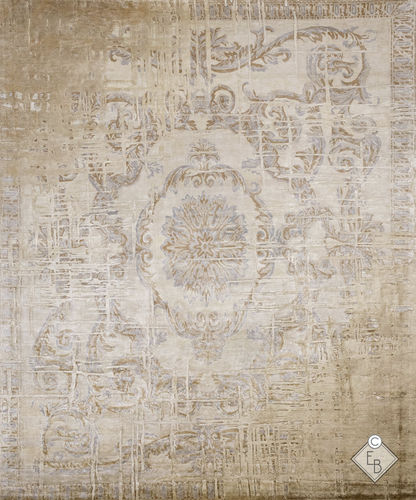 Традиционный ковер - MEDICIS OAK - Edition Bougainville - с рисунком / из ПЭТФ / из шерсти