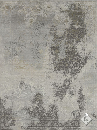 Современный ковер - ANOUSHA GREY - Edition Bougainville - с рисунком / из шерсти / из шелка