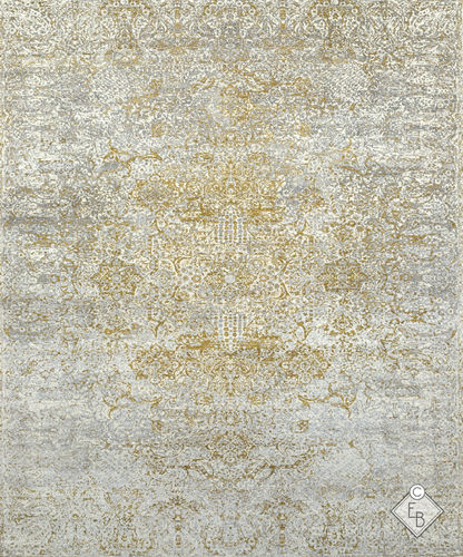 Современный ковер - AZORA ALMOND - Edition Bougainville - с рисунком / из шерсти / из шелка