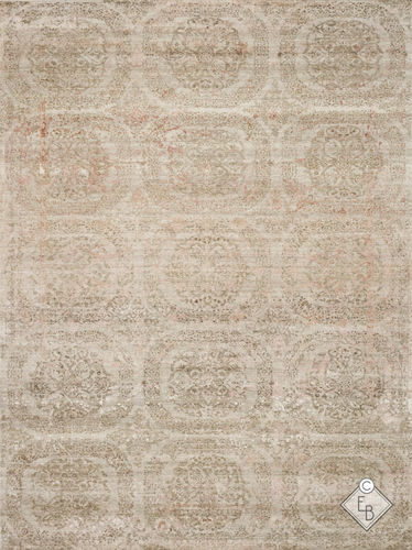 Современный ковер - GOLNAZ IVORY BEIGE - Edition Bougainville - с рисунком / из шерсти / из шелка