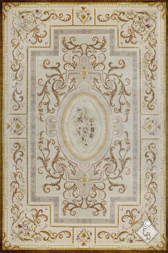 Традиционный ковер - BELAIR STANDARD - Edition Bougainville - в цветочек / из ПЭТФ / из шерсти