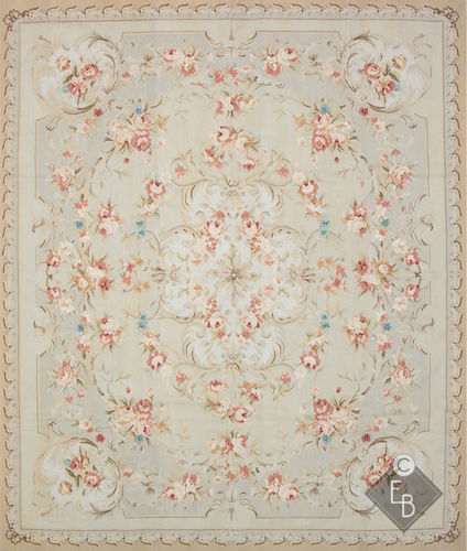 Традиционный ковер - CHAMPFLEURY STANDARD - Edition Bougainville - в цветочек / из ПЭТФ / из шерсти
