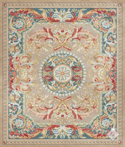 Традиционный ковер - DESMIRAIL STANDARD - Edition Bougainville - в цветочек / из ПЭТФ / из шерсти