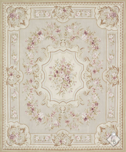 Традиционный ковер - TELMONT STANDARD - Edition Bougainville - в цветочек / из ПЭТФ / из шерсти