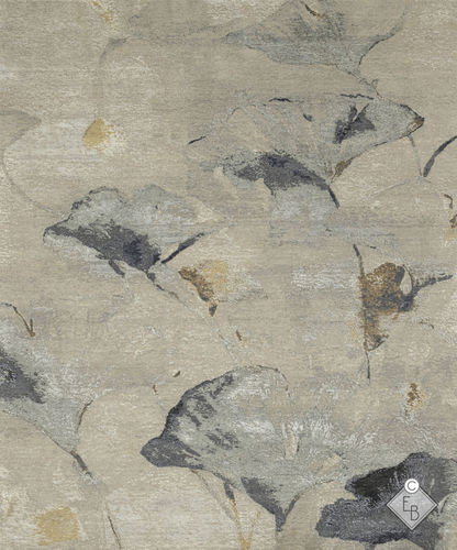 Современный ковер - SHINTO MIST - Edition Bougainville - в цветочек / из ПЭТФ / из шерсти