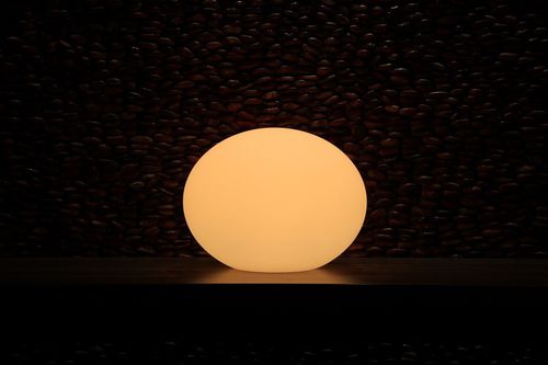 Настольная лампа - FLAT BALL - Imagilights - из стекла / современная / проводная