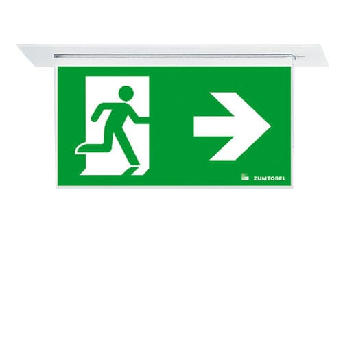 Потолочное аварийное освещение - ARTSIGN 75 P - ZUMTOBEL - прямоугольное / LED / из PMMA