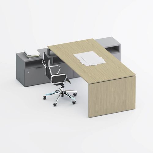 Директорский рабочий стол - SM2577 - ZALF spa - напольный / современный / из дерева