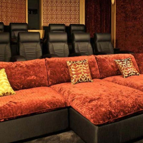 Кресло для кинотеатра из ткани - VOTRE CINEMA - из кожи / домашний кинотеатр / для бытового использования