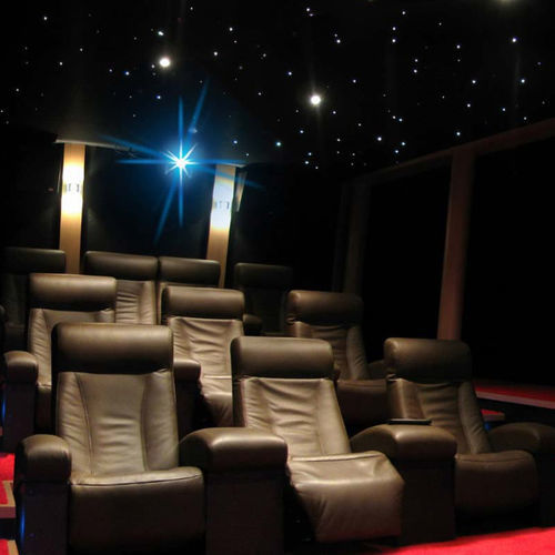 Кресло для кинотеатра из ткани - VOTRE CINEMA - домашний кинотеатр / для бытового использования / черное