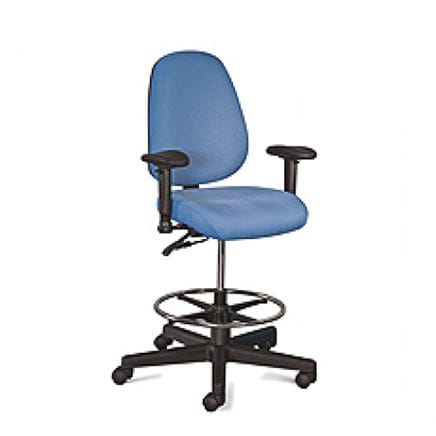 Офисный табурет из полипропилена - CUE® 3  - American Seating - на колесиках / регулируемый по высоте / эргономичный