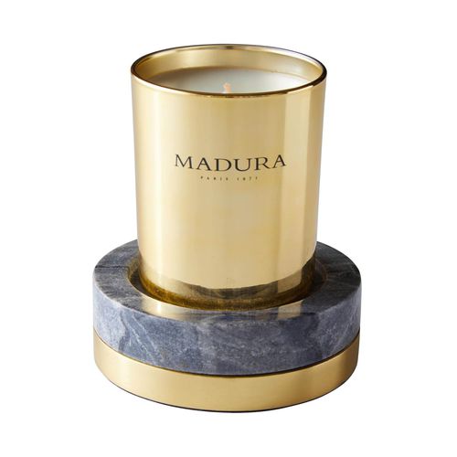 Подсвечник из нержавеющей стали - MADURA - из мрамора