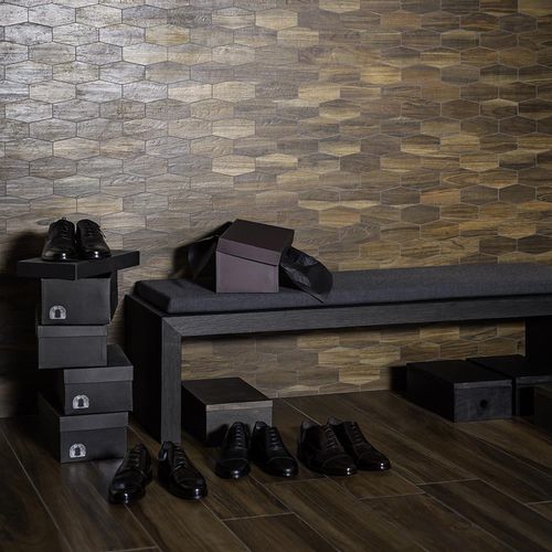 Плитка из керамогранита - TREVERKCHIC - MARAZZI - матовая / естественная отделка / текстурированная