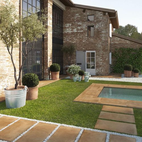 Плитка из керамогранита - COTTOTOSCANA20 - MARAZZI - матовая / для наружного применения / для пространства у бассейна