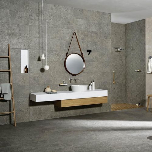 Плитка из керамогранита - MYSTONE GRIS FLEURY - MARAZZI - матовая / естественная отделка / для интерьера