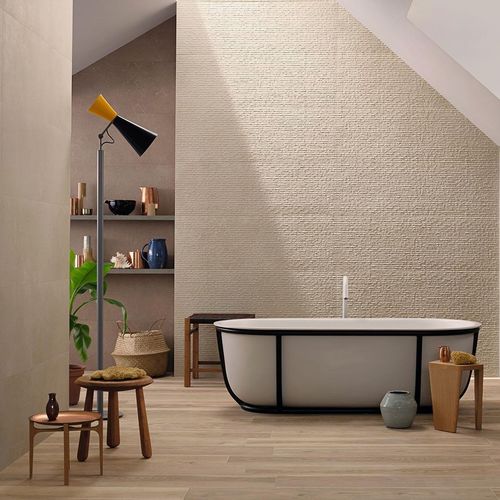 Плитка из керамогранита - STONE_ART - MARAZZI - матовая / гладкая / 3D