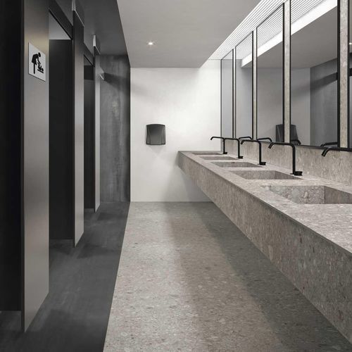 Плита из камня из керамогранита - THE TOP  - MARAZZI - для напольной поверхности / для ванной комнаты / для стены