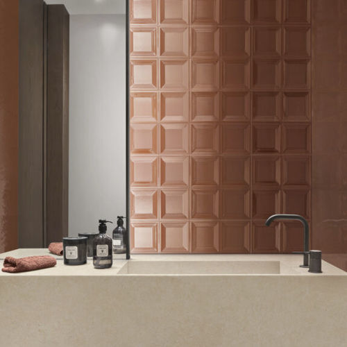 Плитка из керамогранита - BLISS - MARAZZI - матовая / структурная / кирпичная отделка